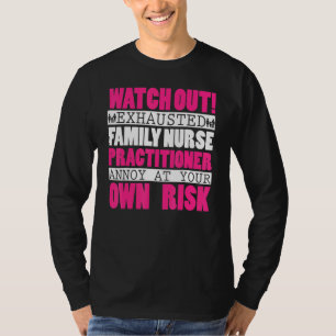 Family Nurse Practitioner Apparel  Cute Fnp Design T-Shirt