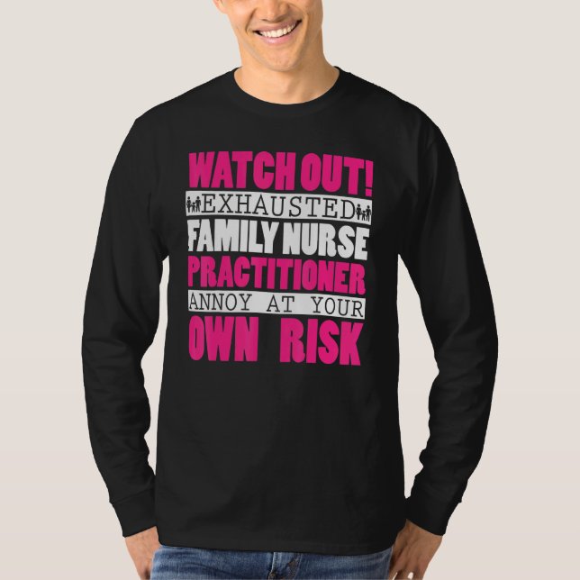 Family Nurse Practitioner Apparel  Cute Fnp Design T-Shirt (Front)