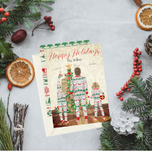 Family of 3- Flat Holiday Card