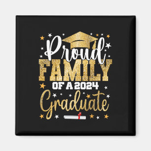 Family Of A 2024 Graduate Cl Senior Graduation Magnet