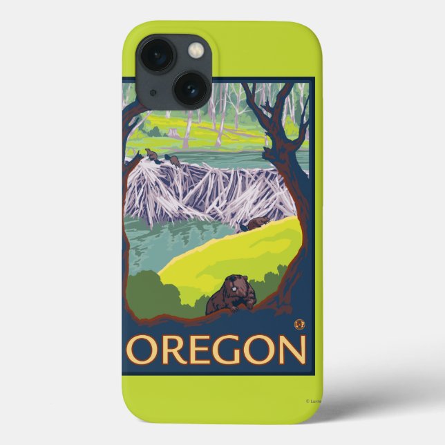 Family of Beavers Case-Mate iPhone Case (Back)