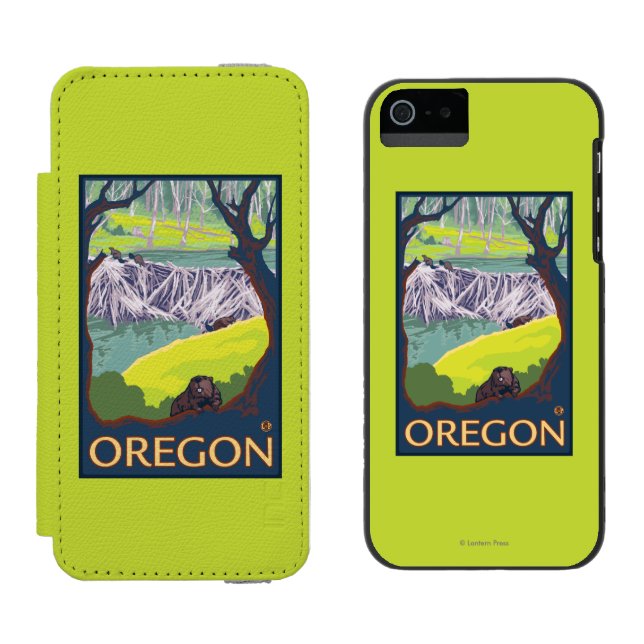 Family of Beavers Incipio iPhone Wallet Case (Side by Side)