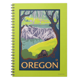 Family of Beavers Spiral Notebook