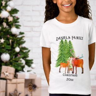 Family of Deer Christmas T-Shirt