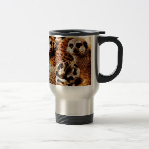 Family of Meerkats Travel Mug