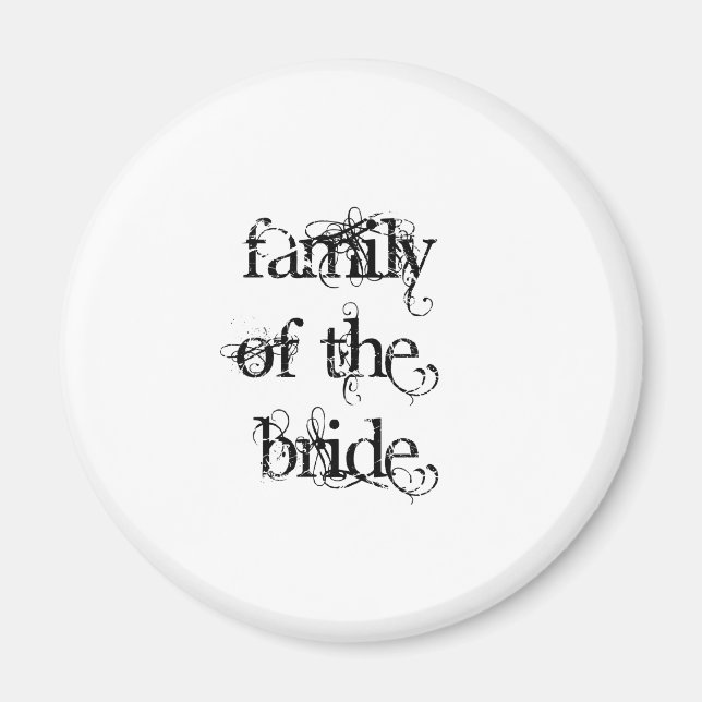 Family of the Bride Magnet (Front)