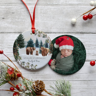 Family of Three   First Christmas Ornament