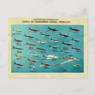Family of unmanned aerial vehicles postcard