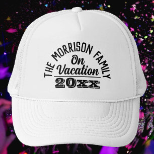 Family on Vacation Trucker Hat