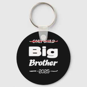 Family Only Child Big Brother Sticker  Key Ring