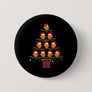Family Pajama Sets Christmas Matching Basketball X 6 Cm Round Badge