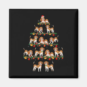 Family Pajama Sets Christmas Matching Beagle Dog X Magnet