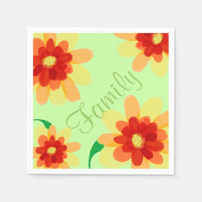 Family Paper Napkins (Front)