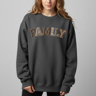 Family Patchwork Sweatshirt