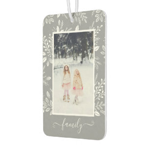 FAMILY Personalised Photo Car Air Freshener