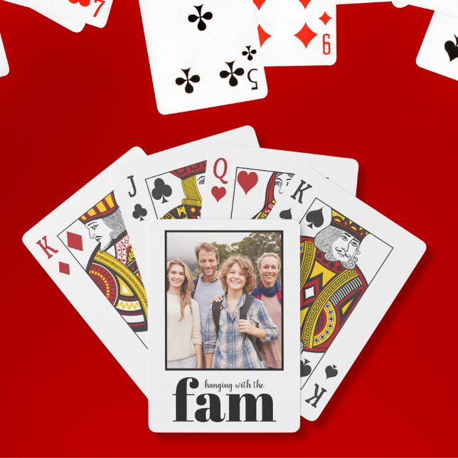 Family Personalised Photo Playing Cards (Creator Uploaded)