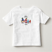 Family Personalised Toddler Family Gnome girl baby