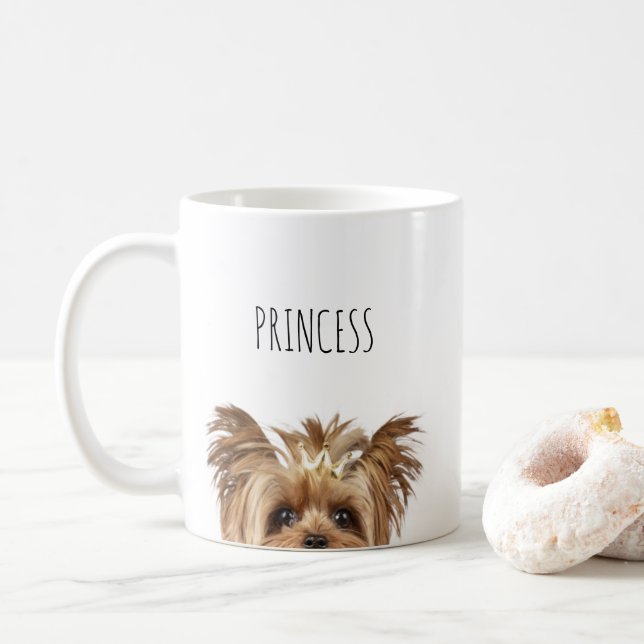 Family Pet Photo Coffee Mug (With Donut)