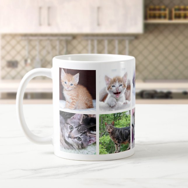 Family Pet Photo Collage Coffee Mug (Creator Uploaded)