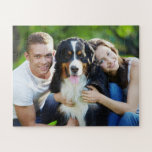 Family Pet Photo Jigsaw Puzzle<br><div class="desc">A photo puzzle that features a favourite moment captured on film. A beautiful keepsake gift that is perfect to display a picture with your favourite furry family member.</div>