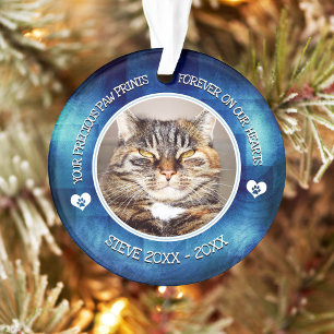 Family Pet Photo Memorial Ornament