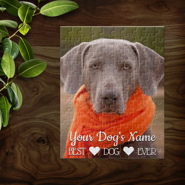 Family Pet Photo Personalised Jigsaw Puzzle (Creator Uploaded)