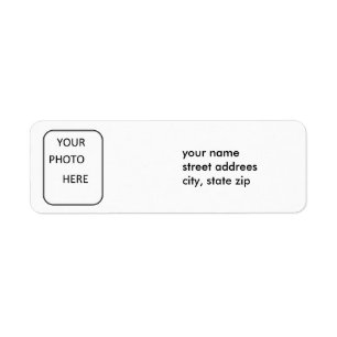 Family Photo Address Label