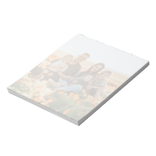 Family Photo Background Notepad (Rotated)