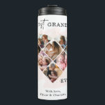 Family Photo Best Grandma Ever Heart Shape 8 Photo Thermal Tumbler<br><div class="desc">❤ BEST GRANDMA GIFTS - A simple, gift for grandma, ❤ GREAT GIFTS FOR ANY OCCASION - They can be great for Mothers Day gifts for grandma, make stellar 50th 55th 60th 70th 80th birthday gifts for grandma, Christmas gifts for grandma, grandma retirement gifts, grandmother anniversary gifts, "Just because, "...</div>