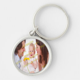 Family Photo Budget Special Cool Key Ring