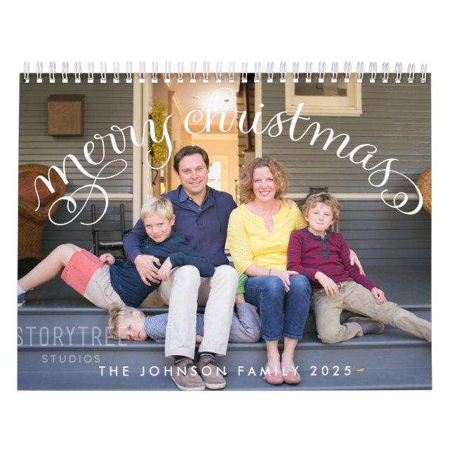 Family Photo Calendar 2025 Merry Christmas (Cover)