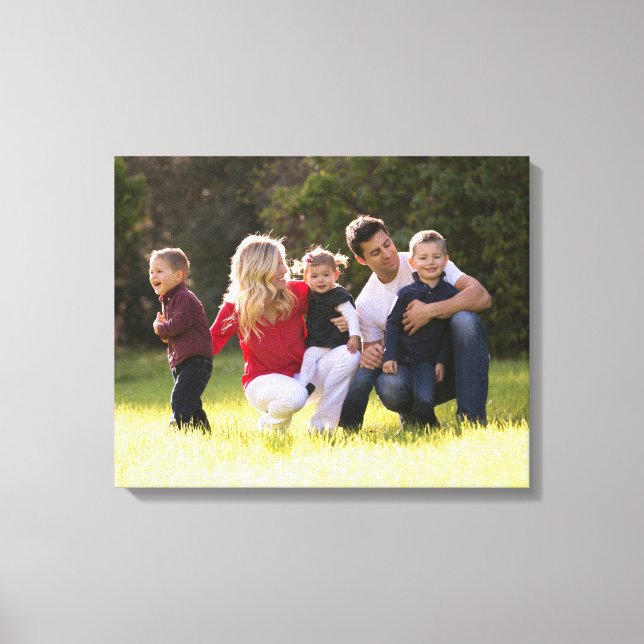 Family Photo Canvas Print (Front)