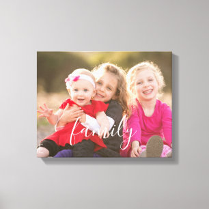 Family Photo Canvas Print