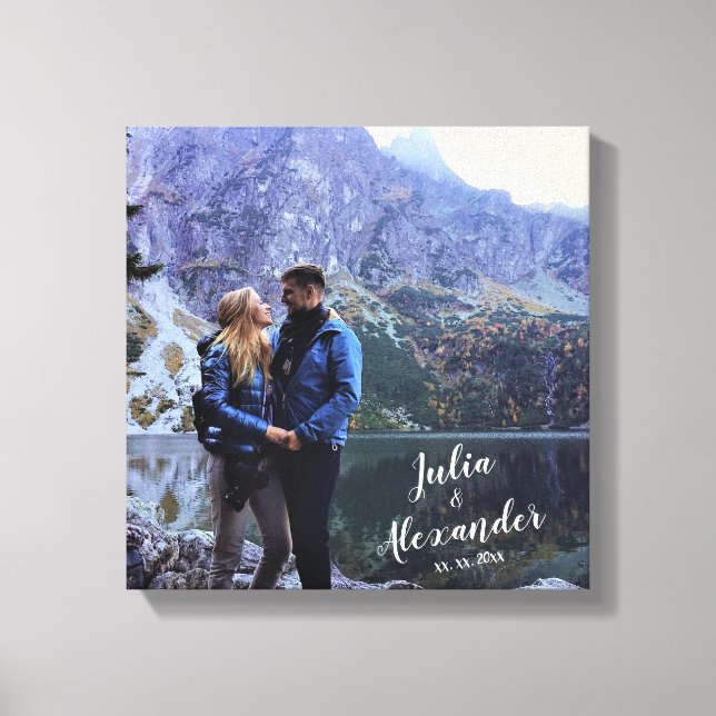 family photo canvas With Names (Front)