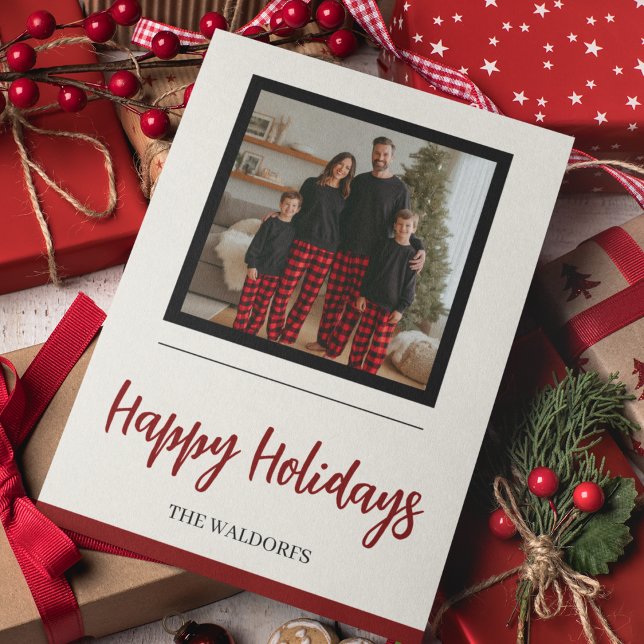 Family Photo Christmas Card | Happy Holidays (Creator Uploaded)
