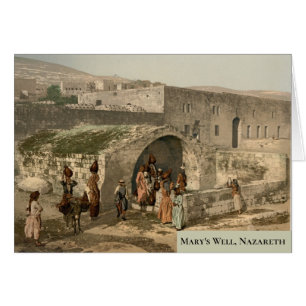 Family Photo Christmas Card Holy Land Scene