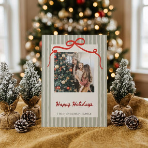 Family Photo Christmas Holiday Card