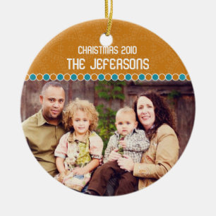 Family Photo Christmas Ornament
