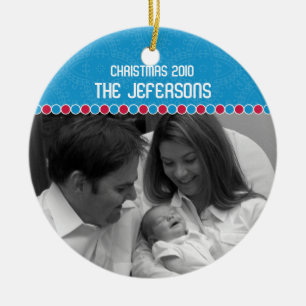 Family Photo Christmas Ornament