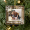 Family Photo Christmas Ornament | Rustic Barnwood