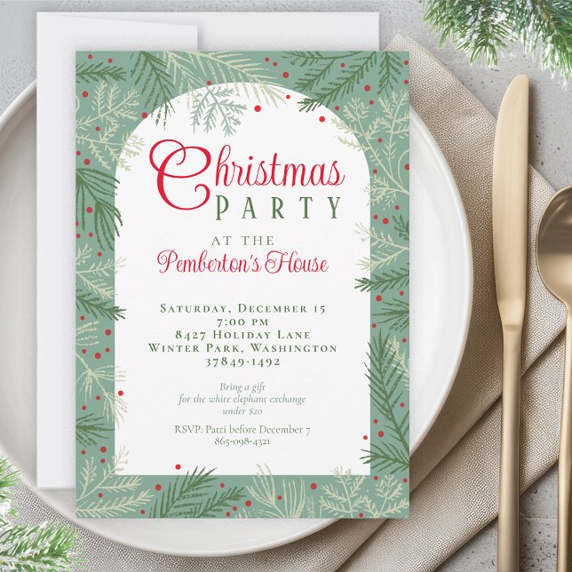 Family Photo Christmas Party Invitation (Creator Uploaded)