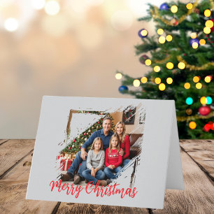  Family Photo Christmas Personalise Holiday Card 