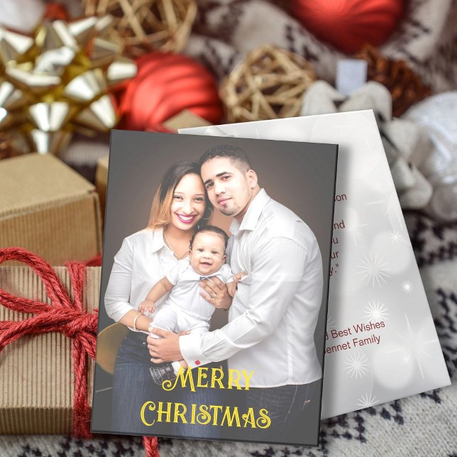 Family Photo Christmas Season Greeting Holiday Card (Creator Uploaded)