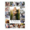 Family Photo Collage 15 Pictures + Name Grey White