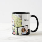 Family Photo Collage - 5 Photos and Custom Text