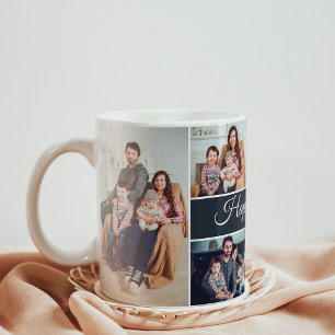 Family Photo Collage 6 Photos Coffee Mug
