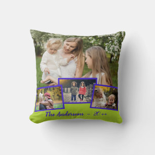 Family Photo Collage Amazing Fab Cushion