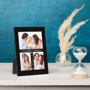 Family Photo Collage Best Dad Ever Father's Day Plaque