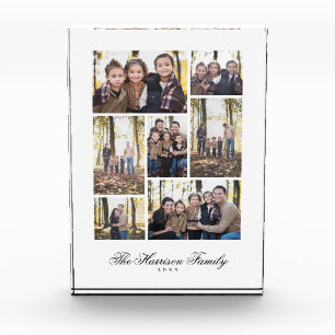 Family photo collage block