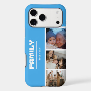 Family Photo Collage blue 4 Picture